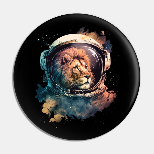 space lion Pin by a cat cooking