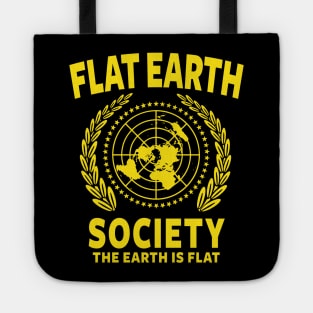 FLAT EARTH SHIRT, FLAT EARTH SOCIETY T-SHIRT, FLAT EARTHER Tote