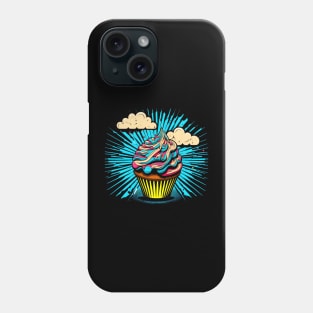 Neon Cupcake 4 Phone Case