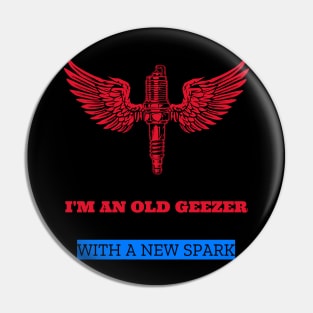 I'm an old geezer with a new spark Pin