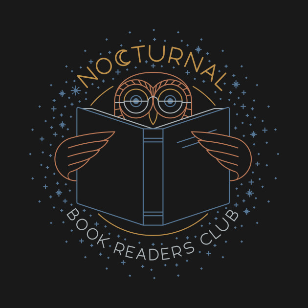 Nocturnal Book Readers Club - Books - T-Shirt