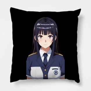 Anime Girl In Office Uniform 08 Pillow