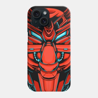 mecha tiger illustration Phone Case