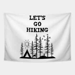 lets go hiking Tapestry