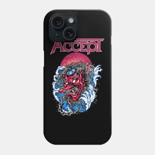 Accept Metal Heart Phone Case