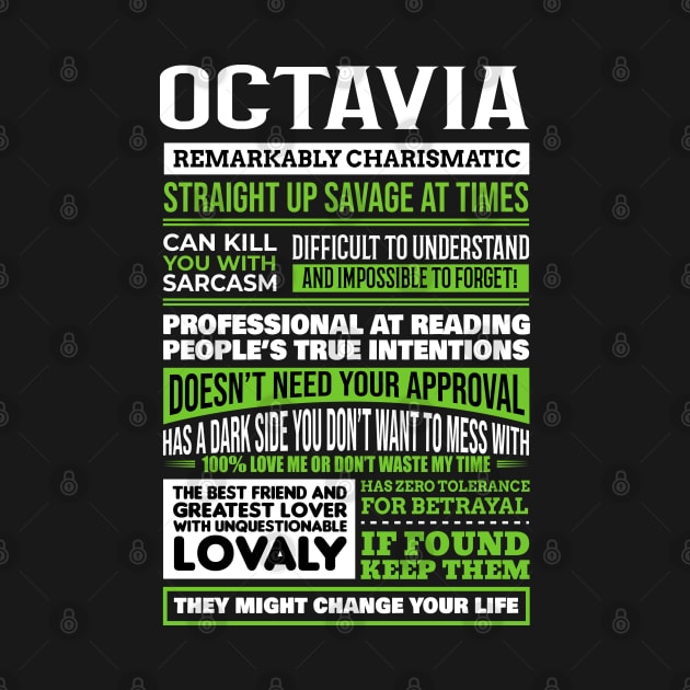 Octavia by Ban Guns Not Books- Typography fullcolor