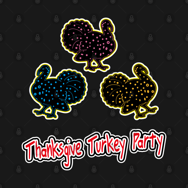 Happy colorful Thanksgiving turkey party_Rock Turkey memes | happy turkey day by jessie848v_tw