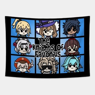 the knights of favonius | (fan-art by smoomaru) Tapestry