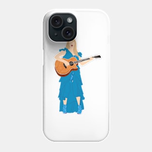 Eras Surprise Song Guitar + Blue Dress Phone Case