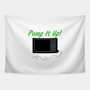 Pump It Up! 2 Green Tapestry