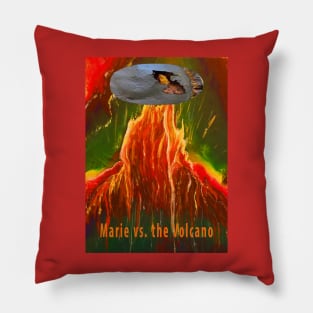 Marie Vs. the Volcano Pillow