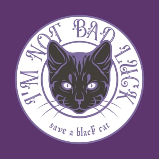 I'm Not Bad Luck (Lavender) T-Shirt