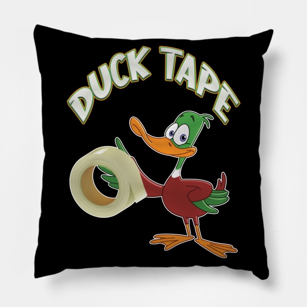 Duck Tape Pillow by RailoImage