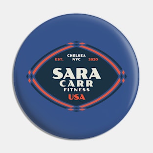 Sara Carr Fitness - Retro Oval Pin