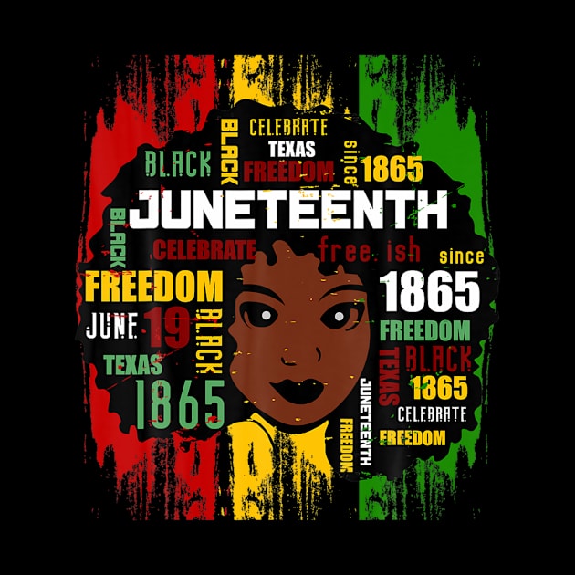 Junenth Is My Independence 1865 Women 4Th July Lov by Tianna Bahringer