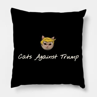 Cats Against Trump Pillow