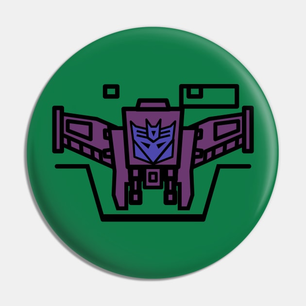 Minimalist Devastator Pin by x01618