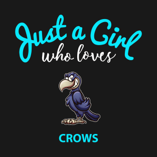 Crow design for Girls | Kids Crow design T-Shirt