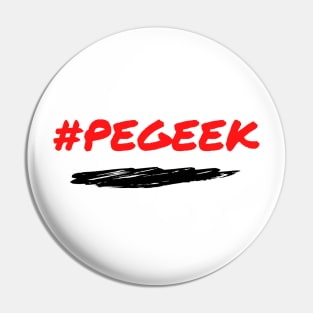 Physical Education Geek Pin