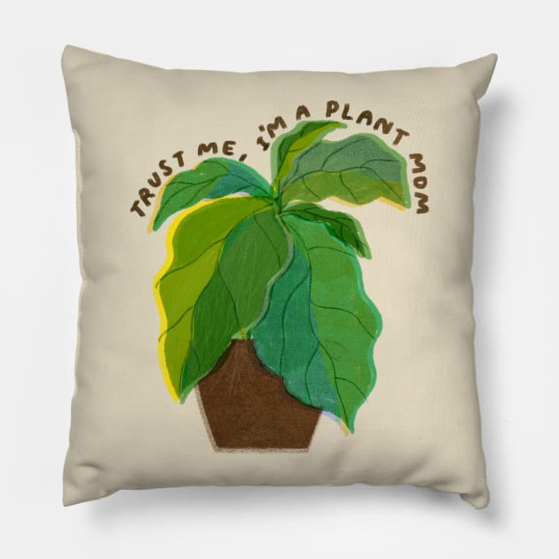 Plant mom Pillow by summerheart