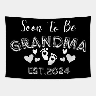 Soon To Be Grandma est 2024 Tapestry