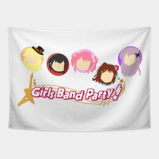 Girls Band Party Tapestry