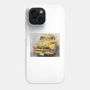 Vintage Old Truck- Yellow Phone Case