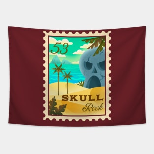 skull rock inspired Tapestry