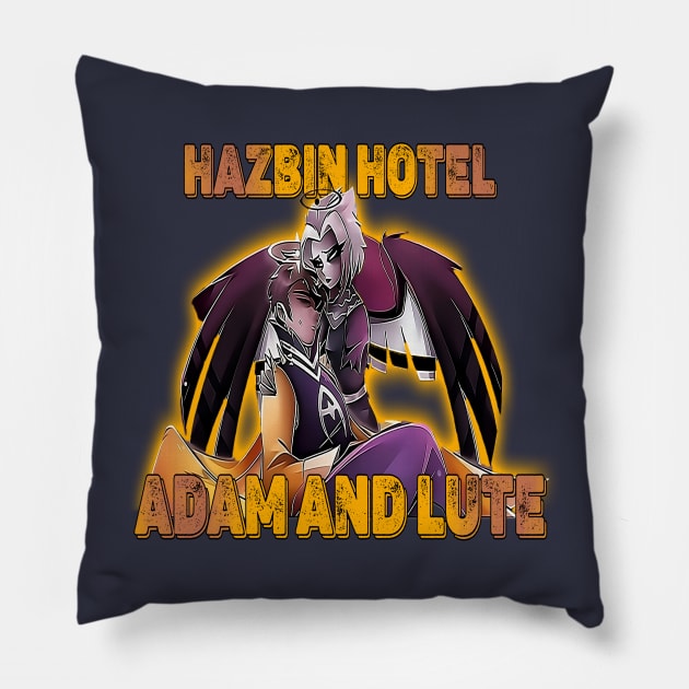 Hazbin Hotel Adam And Lute Pillow by Pharaoh Shop