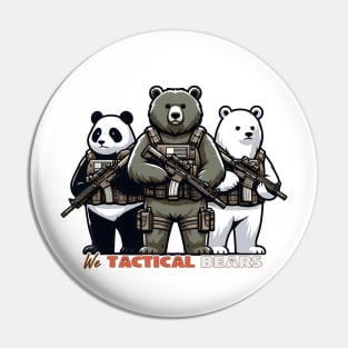 We Tactical Bears Pin