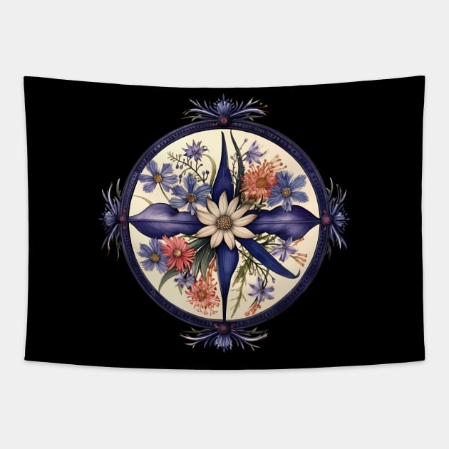 Watercolor Flowers Tapestry by Enyr's little witchy corner