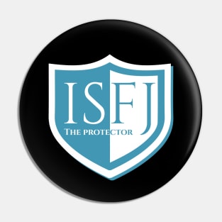 ISFJ The Defender MBTI types 10D Myers Briggs personality gift with icon Pin