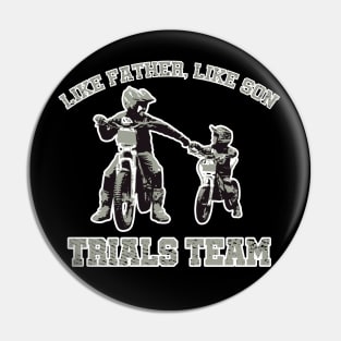 father's day trial bike dad racing cycling sport daddy father son Pin