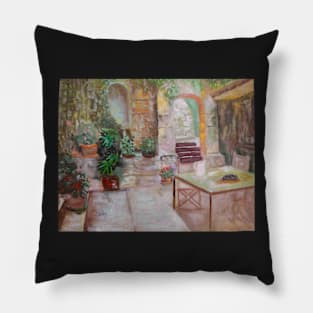 Stone terrace Pillow