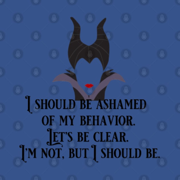 Maleficent Ashamed by pixiedustparadise