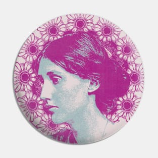 Virginia Woolf Pin