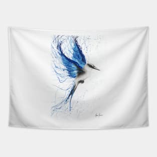 True Blue Bird Tapestry
