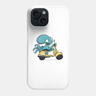 vespa octopus Phone Case