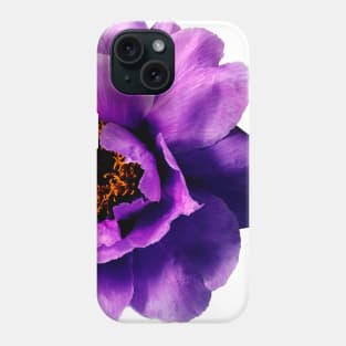 Purple Peony Flower Phone Case