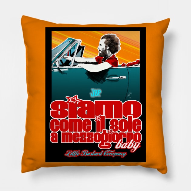 Beach Party Pillow by LittleBastard