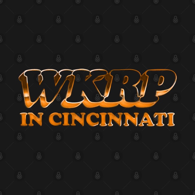 WKRP In Cincinnati /// Retro Gold Style Design by DankFutura