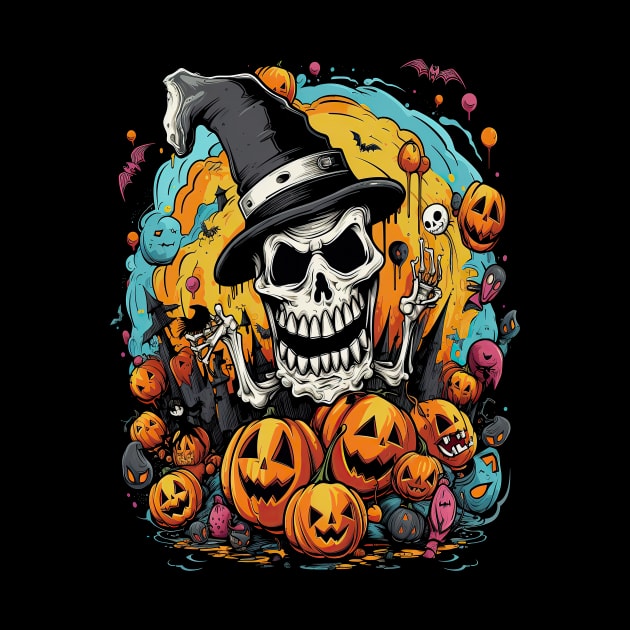 Halloween Magic Skeleton by pa2rok