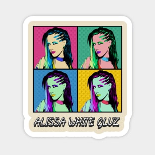 Alissa White Gluz Pop Art Style Magnet