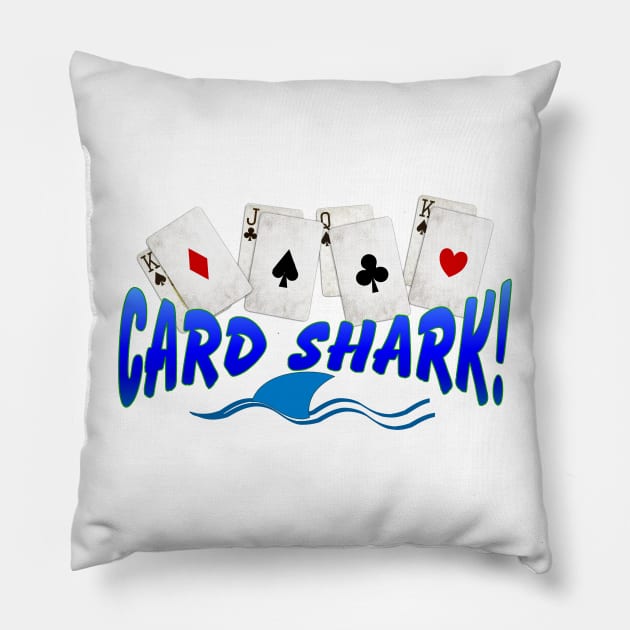 Card Shark Pillow by VersatileCreations2019