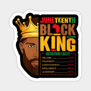 Juneteenth Black King Nutritional Magnet