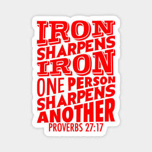 Proverbs 27:17 Magnet