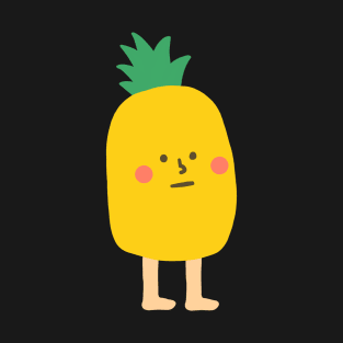 Pineapple with Legs | Cute | Weird | High Quality | Gift | Minimalist T-Shirt