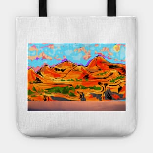 Abstract Mountain Tote