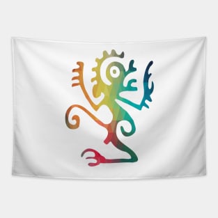 Rainbow tribal design 04 Tapestry