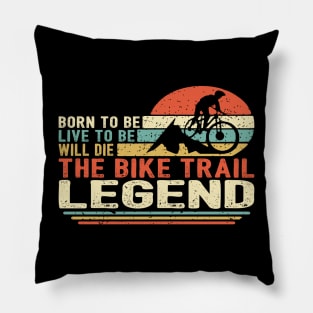 Bike Trail Legend Pillow